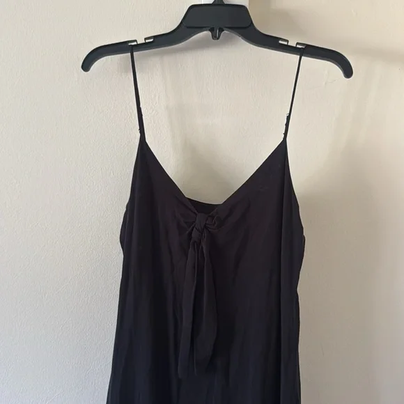 Elan Black Maxi Dress with tie, Size Small, $78 - Picture 7 of 7